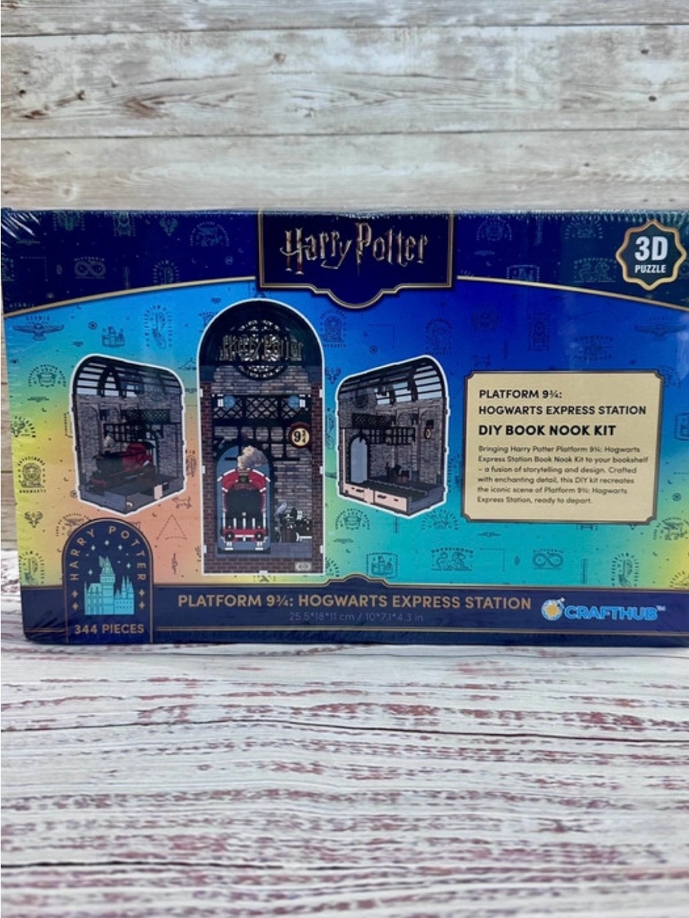 Harry Potter Platform 9¾: Hogwarts Express Station DIY Book Nook Kit 3D Puzzle